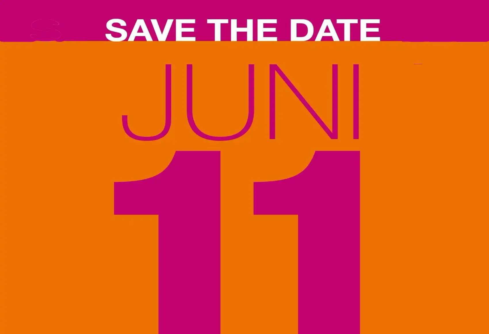 SAVE THE DATE